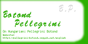 botond pellegrini business card